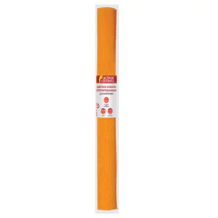 Бумага гофрированная/<wbr/>креповая, 110 г/<wbr/>м<sup>2</sup>, 50&times;250 см, оранжевая, ОСТРОВ СОКРОВИЩ, 129149