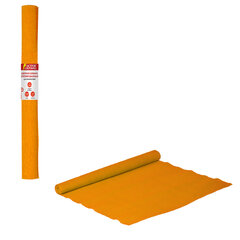 Бумага гофрированная/<wbr/>креповая, 110 г/<wbr/>м<sup>2</sup>, 50&times;250 см, оранжевая, ОСТРОВ СОКРОВИЩ, 129149