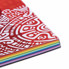 Цветная бумага, А4, ТОНИРОВАННАЯ В МАССЕ, 60 листов 12 цветов, склейка, 80 г/<wbr/>м<sup>2</sup>, ОСТРОВ СОКРОВИЩ, 210&times;297 мм, 129306