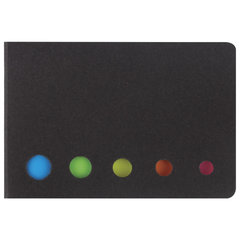 Закладки клейкие неоновые STAFF &laquo;СТРЕЛКИ&raquo;, 50&times;12 мм, 100 штук (5 цветов х 20 листов), в картонной книжке, 129358