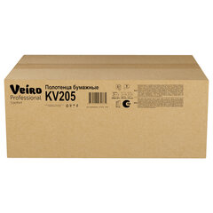 Полотенца бумажные 200 шт., VEIRO (Система H3) COMFORT, 2-слойные, белые, КОМПЛЕКТ 20 пачек, 21&times;21,6, V-сложение, KV205