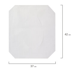 Покрытия на унитаз LAIMA (Система V1), UNIVERSAL, 1/<wbr/>2 сложения, КОМПЛЕКТ 250 шт., 37&times;42 см, 129539