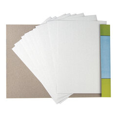 Картон белый А4 МЕЛОВАННЫЙ (белый оборот), 10 листов, в папке, ЮНЛАНДИЯ, 200&times;290 мм, &laquo;АКУЛА&raquo;, 129569