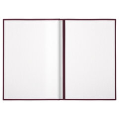 Папка адресная бумвинил с гербом России, формат А4, бордовая, индивидуальная упаковка, STAFF &laquo;Basic&raquo;, 129576