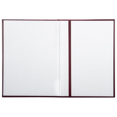 Папка адресная бумвинил &laquo;ПОЗДРАВЛЯЕМ!&raquo; с виньетками, А4, бордовая, индивидуальная упаковка, STAFF &laquo;Basic&raquo;, 129632