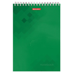 Блокнот БОЛЬШОЙ ФОРМАТ А4 200&times;290 мм, 80 л., гребень, картон, жесткая подложка, клетка, BRAUBERG, &laquo;Бизнес&raquo;, 129804