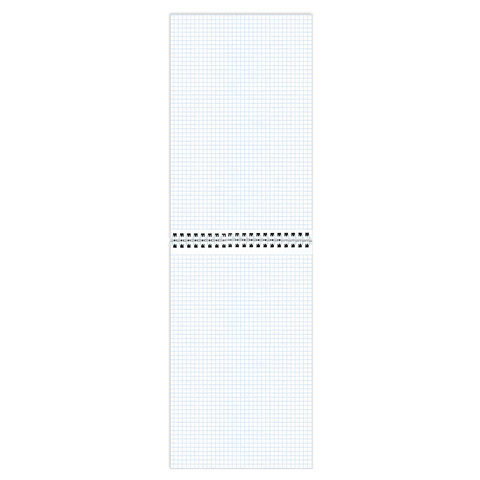 Блокнот БОЛЬШОЙ ФОРМАТ А4 200х290 мм, 80 л., гребень, картон, жесткая подложка, клетка, ОФИСМАГ, красный, 129864