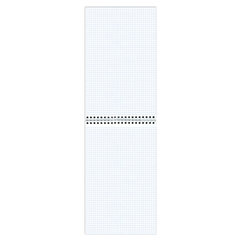 Блокнот БОЛЬШОЙ ФОРМАТ А4 200&times;290 мм, 80 л., гребень, картон, жесткая подложка, клетка, ОФИСМАГ, темно-синий, 129865