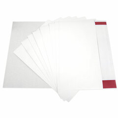 Картон белый БОЛЬШОГО ФОРМАТА, А3, МЕЛОВАННЫЙ (глянцевый), 8 листов, BRAUBERG, 297&times;420 мм, &laquo;Зимняя сказка&raquo;, 129901