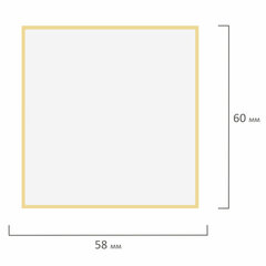 Термоэтикетки ЭКО, 58&times;60 мм, 3000 этикеток в ролике, 129998
