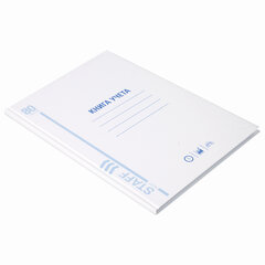 Книга учета 80 л., клетка, твердая, глянцевая, блок офсет, А4 210&times;265 мм, STAFF, 130071