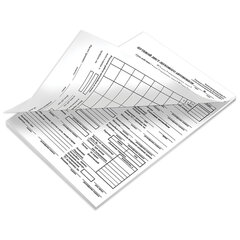 Бланк бухгалтерский, офсет, &laquo;Путевой лист легкового автомобиля&raquo;, А5 (135&times;195 мм), СПАЙКА 100 шт., STAFF, 130133