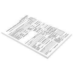 Бланк бухгалтерский, офсет, &laquo;Путевой лист легкового автомобиля&raquo;, А5 (135&times;195 мм), СПАЙКА 100 шт., STAFF, 130133