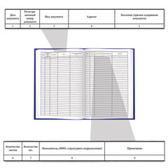 Журнал регистрации исходящих документов, 96 л., бумвинил, блок офсет, А4 200&times;290 мм, BRAUBERG, 130147