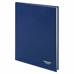 Книга учета 96 л., клетка, твердая, бумвинил, блок офсет, А4 200&times;290 мм, ОФИСМАГ, 130177