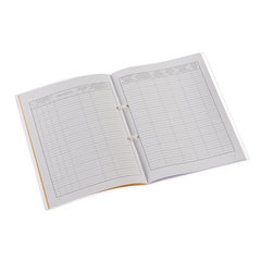 Книга учета движения трудовых книжек и вкладышей к ним, 32 л., сшивка, плобма, обложка ПВХ, 130203