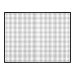 Книга учета 96 л., клетка, твердая, бумвинил, блок офсет, А4 200&times;290 мм, BRAUBERG, черная, 130223