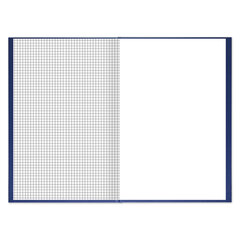 Книга учета 144 л., клетка, твердая, бумвинил, блок офсет, А4 200&times;290 мм, BRAUBERG, синий, 130226