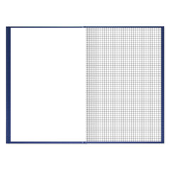 Книга учета 144 л., клетка, твердая, бумвинил, блок офсет, А4 200&times;290 мм, BRAUBERG, синий, 130226