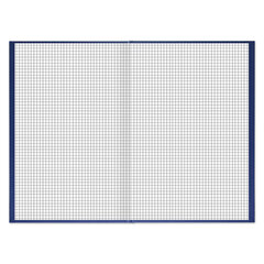 Книга учета 144 л., клетка, твердая, бумвинил, блок офсет, А4 200&times;290 мм, BRAUBERG, синий, 130226