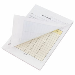 Накладная 3-слойная самокопирующаяся, А5 147&times;207 мм, КОМПЛЕКТ 5 книжек по 50 шт., STAFF, 130286