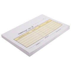 Товарный чек 2-слойный самокопирующийся, А6 100&times;147 мм, КОМПЛЕКТ 5 книжек по 50 шт., STAFF, 130288