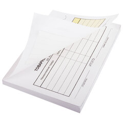 Товарный чек 2-слойный самокопирующийся, А6 100&times;147 мм, КОМПЛЕКТ 5 книжек по 50 шт., STAFF, 130288