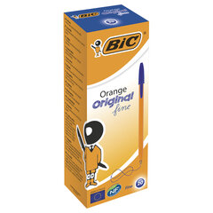 Ручка шариковая BIC &laquo;Orange&raquo;, СИНЯЯ, корпус оранжевый, узел 0,8 мм, линия письма 0,3 мм, 8099221