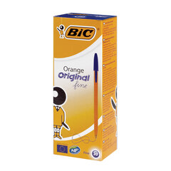 Ручка шариковая BIC &laquo;Orange&raquo;, СИНЯЯ, корпус оранжевый, узел 0,8 мм, линия письма 0,3 мм, 8099221