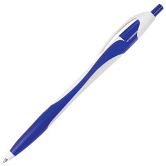 Ручка шариковая автоматическая BRAUBERG &laquo;Caribbean&raquo;, СИНЯЯ, корпус ассорти, узел 0,7 мм, линия письма 0,35 мм, 141159