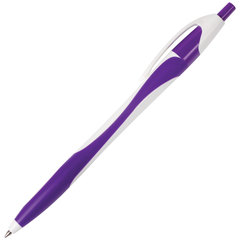 Ручка шариковая автоматическая BRAUBERG &laquo;Caribbean&raquo;, СИНЯЯ, корпус ассорти, узел 0,7 мм, линия письма 0,35 мм, 141159