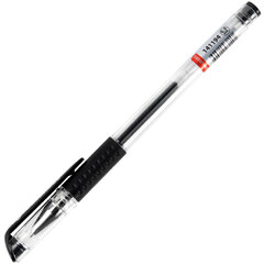 Ручка гелевая с грипом BRAUBERG &laquo;Number One&raquo;, ЧЕРНАЯ, узел 0,5 мм, линия письма 0,35 мм, 141194