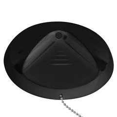 Ручка шариковая настольная BRAUBERG &laquo;Стенд-Пен Блэк 2&raquo;, СИНЯЯ, цепочка, корпус черный, линия письма 0,5 мм, 141347