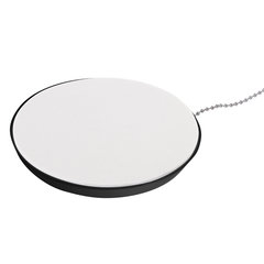 Ручка шариковая настольная BRAUBERG &laquo;Стенд-Пен Блэк 2&raquo;, СИНЯЯ, цепочка, корпус черный, линия письма 0,5 мм, 141347