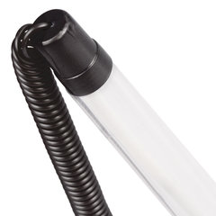 Ручка шариковая настольная BRAUBERG &laquo;Стенд-Пен&raquo;, СИНЯЯ, пружинка, корпус черный, линия письма 0,5 мм, 141351