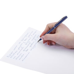 Ручка подарочная шариковая BRAUBERG &laquo;Delicate Blue&raquo;, корпус синий, узел 1 мм, линия письма 0,7 мм, синяя, 141400