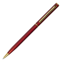 Ручка подарочная шариковая BRAUBERG &laquo;Slim Burgundy&raquo;, корпус бордо, узел 1 мм, линия письма 0,7 мм, синяя, 141403