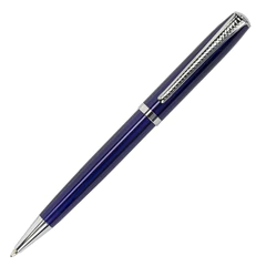 Ручка подарочная шариковая BRAUBERG &laquo;Cayman Blue&raquo;, корпус синий, узел 1 мм, линия письма 0,7 мм, синяя, 141409