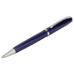 Ручка подарочная шариковая BRAUBERG &laquo;Cayman Blue&raquo;, корпус синий, узел 1 мм, линия письма 0,7 мм, синяя, 141409