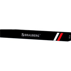 Ручка подарочная шариковая BRAUBERG &laquo;De Luxe Black&raquo;, корпус черный, узел 1 мм, линия письма 0,7 мм, синяя, 141411