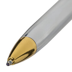 Ручка подарочная шариковая BRAUBERG &laquo;De Luxe Silver&raquo;, корпус серебристый, узел 1 мм, линия письма 0,7 мм, синяя, 141414