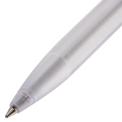 Ручка шариковая масляная BRAUBERG &laquo;OIL PEN&raquo;, СИНЯЯ, корпус прозрачный, 0,7 мм, линия 0,35 мм, 141476