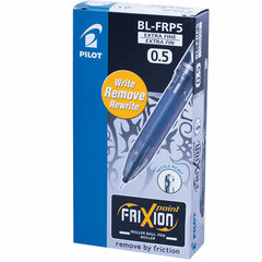 Ручка стираемая гелевая PILOT &laquo;Frixion Point&raquo;, ЧЕРНАЯ, игольчатый узел 0,5 мм, линия письма 0,25 мм