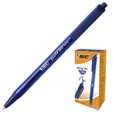Ручка шариковая автоматическая BIC "Round Stic Clic", СИНЯЯ, узел 1 мм, линия письма 0,32 мм, 926376