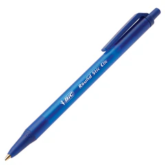 Ручка шариковая автоматическая BIC &laquo;Round Stic Clic&raquo;, СИНЯЯ, узел 1 мм, линия письма 0,32 мм, 926376