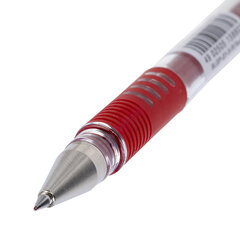 Ручка гелевая с грипом PILOT &laquo;G-1 Grip&raquo;, КРАСНАЯ, корпус прозрачный, узел 0,5 мм, линия письма 0,3 мм, BLGP-G1-5