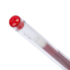 Ручка гелевая с грипом PILOT &laquo;G-1 Grip&raquo;, КРАСНАЯ, корпус прозрачный, узел 0,5 мм, линия письма 0,3 мм, BLGP-G1-5