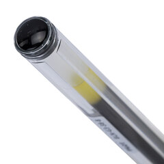 Ручка гелевая с грипом PILOT &laquo;G-3&raquo;, ЧЕРНАЯ, корпус прозрачный, узел 0,38 мм, линия письма 0,2 мм, BLN-G3-38