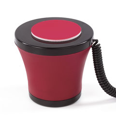 Ручка шариковая настольная масляная BRAUBERG &laquo;Стенд-Пен №1&raquo;, СИНЯЯ, корпус черный/<wbr/>красный, линия письма 0,35 мм, 141886