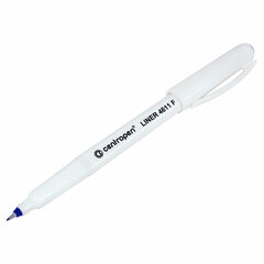 Ручка капиллярная (линер) СИНЯЯ CENTROPEN &laquo;Liner&raquo;, трехгранная, линия письма 0,3 мм, 4611